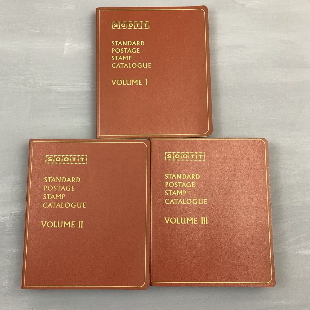 Scott Standard Postage Stamp Catalogue 1973 Vol 1-3 Softcover Set of 3